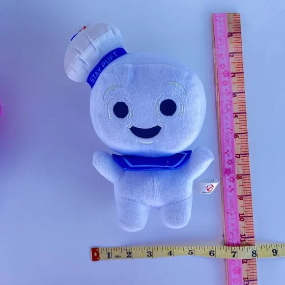 Ghostbusters Stay Puft Marshmallow Man Plush Toy White 8” - Picture 2 of 8